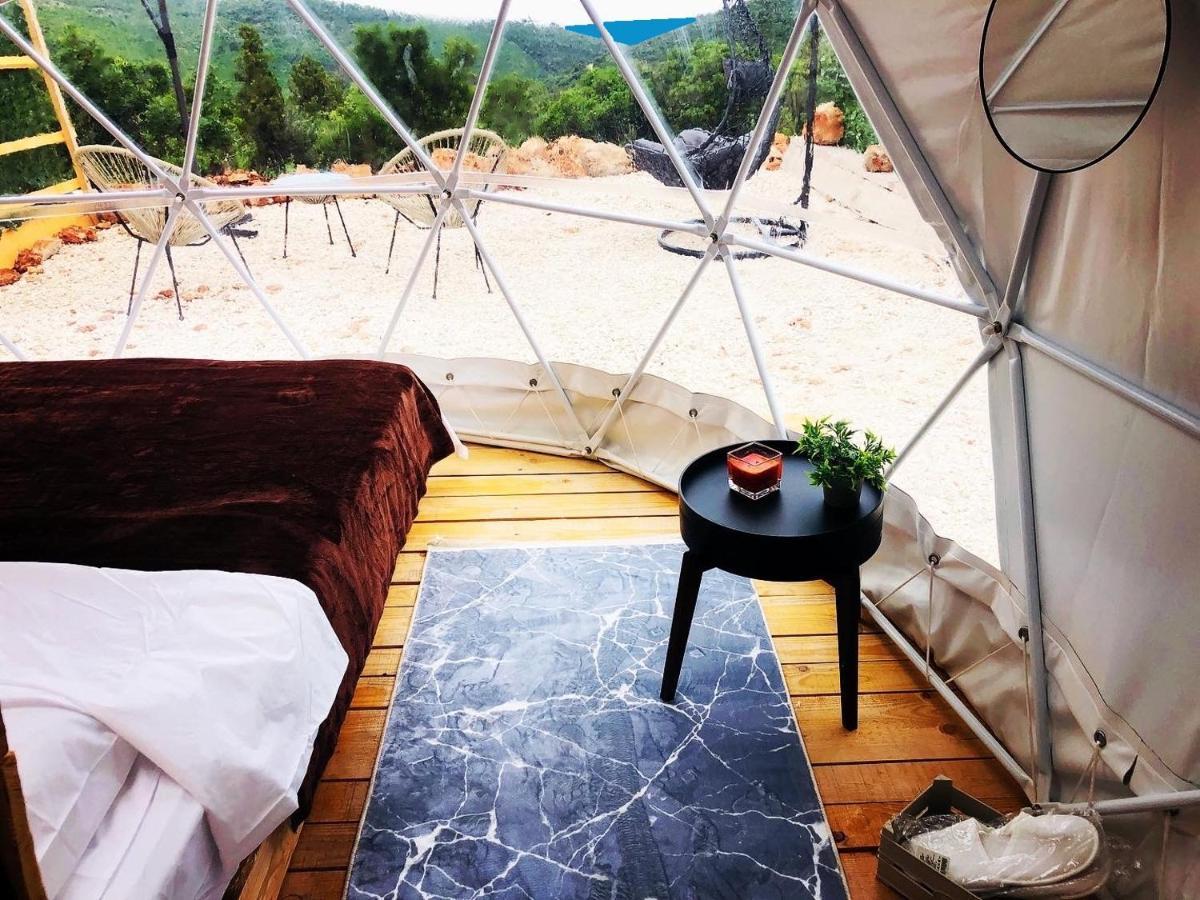 Вилла Glamping Peninsula Lustica Rose Тиват Экстерьер фото