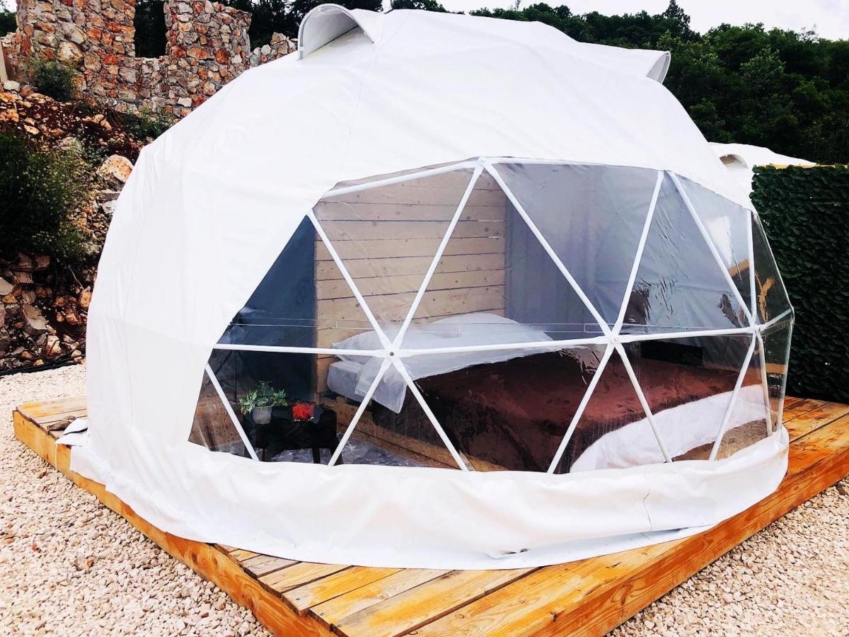 Вилла Glamping Peninsula Lustica Rose Тиват Экстерьер фото