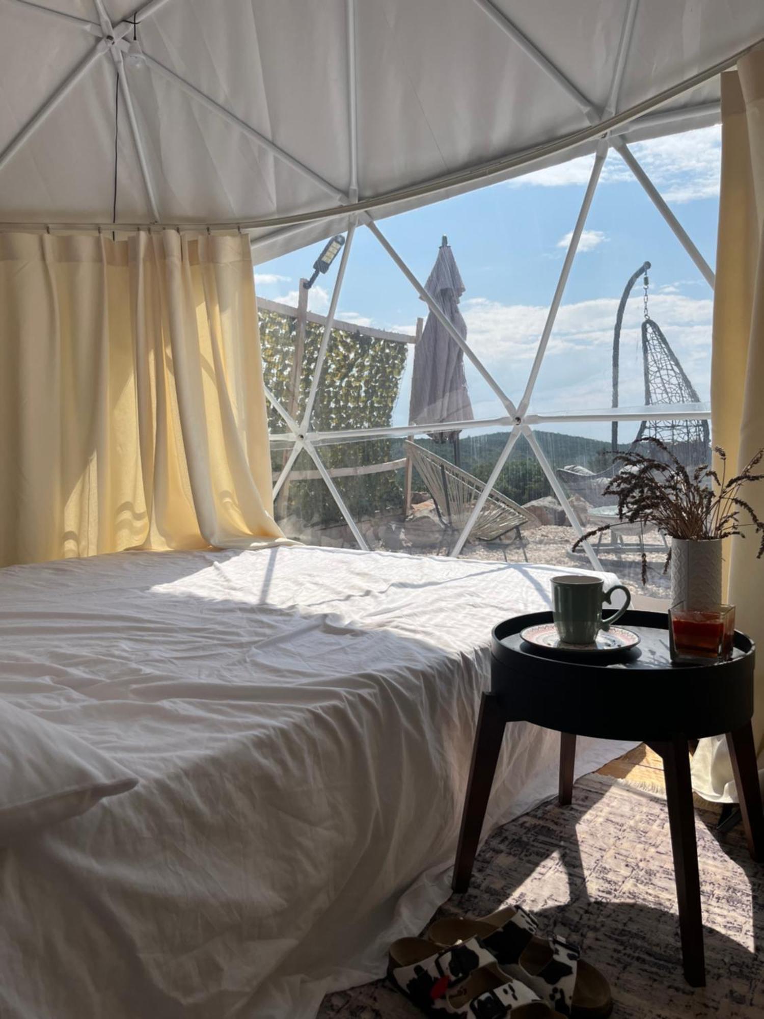 Вилла Glamping Peninsula Lustica Rose Тиват Экстерьер фото